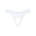 Мереживні танга Obsessive Heavenlly crotchless thong M/L, з доступом