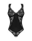 Мереживне боді Obsessive Donna Dream crotchless teddy XS/S Black, відкритий доступ