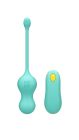Віброяйце для точки G з пультом керування Romp Cello Light Teal, водонепроникне