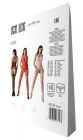 Бодістокінг з безліччю бретелей Passion BS095 One Size, black, імітація пояса та панчіх, з доступом
