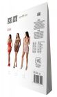 Ажурна мінісукня на тонких бретелях Passion BS096 One Size, red, плетіння на грудях