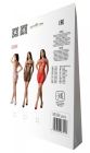 Ажурна мінісукня на тонких бретелях Passion BS096 One Size, white, плетіння на грудях