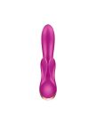 Смарт вібратор кролик із подвійним відростком Satisfyer Double Flex Violet
